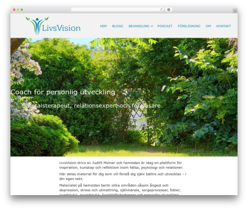 Beaver Builder Theme WordPress theme - livsvision.se