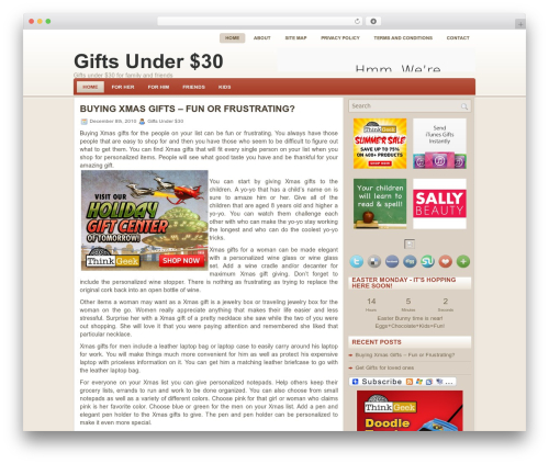 Wp cumulus WordPress plugin - giftsunder30.net