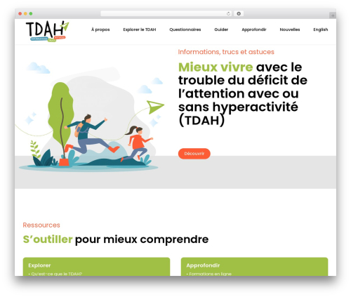 Ippsum theme WordPress - attentiondeficit-info.com