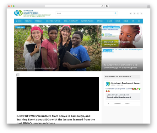 MagNow theme WordPress - knowledgefordevelopmentwithoutborders.org