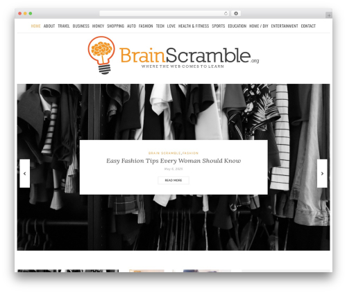 Poload best WordPress theme - brainscramble.org
