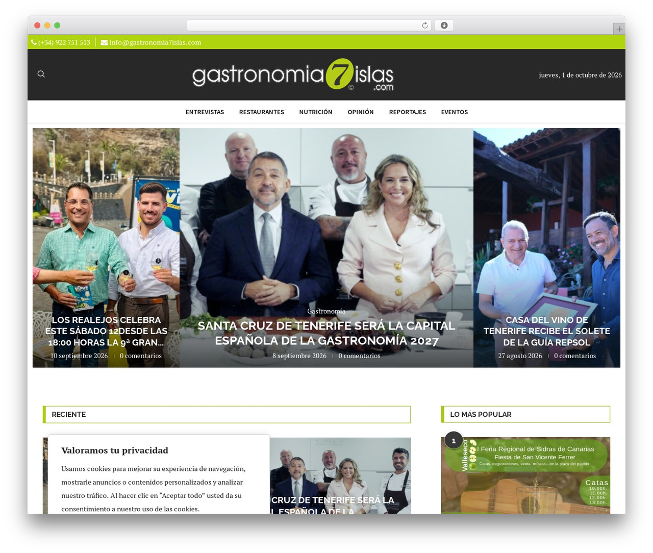 Theme WordPress soledad - gastronomia7islas.com Theme WordPress soledad - gastronomia7islas.com