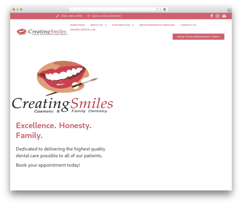 Be grid WordPress plugin - creatingsmiles.dentist