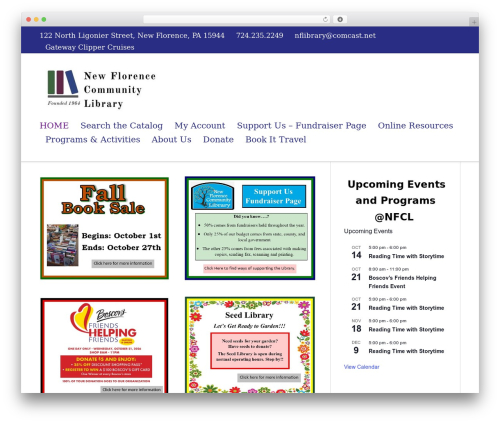 WordPress theme Capital - newflorencelibrary.org