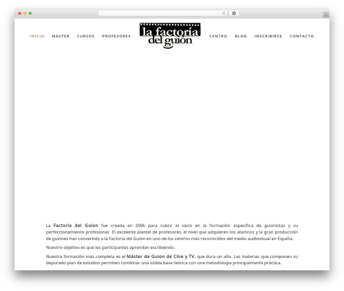 WordPress theme Divi - factoriadelguion.es
