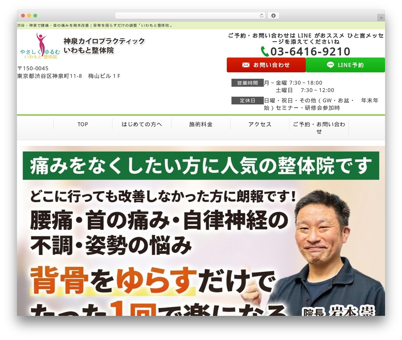 WordPress theme Selfull - iwamoto-seitai.net