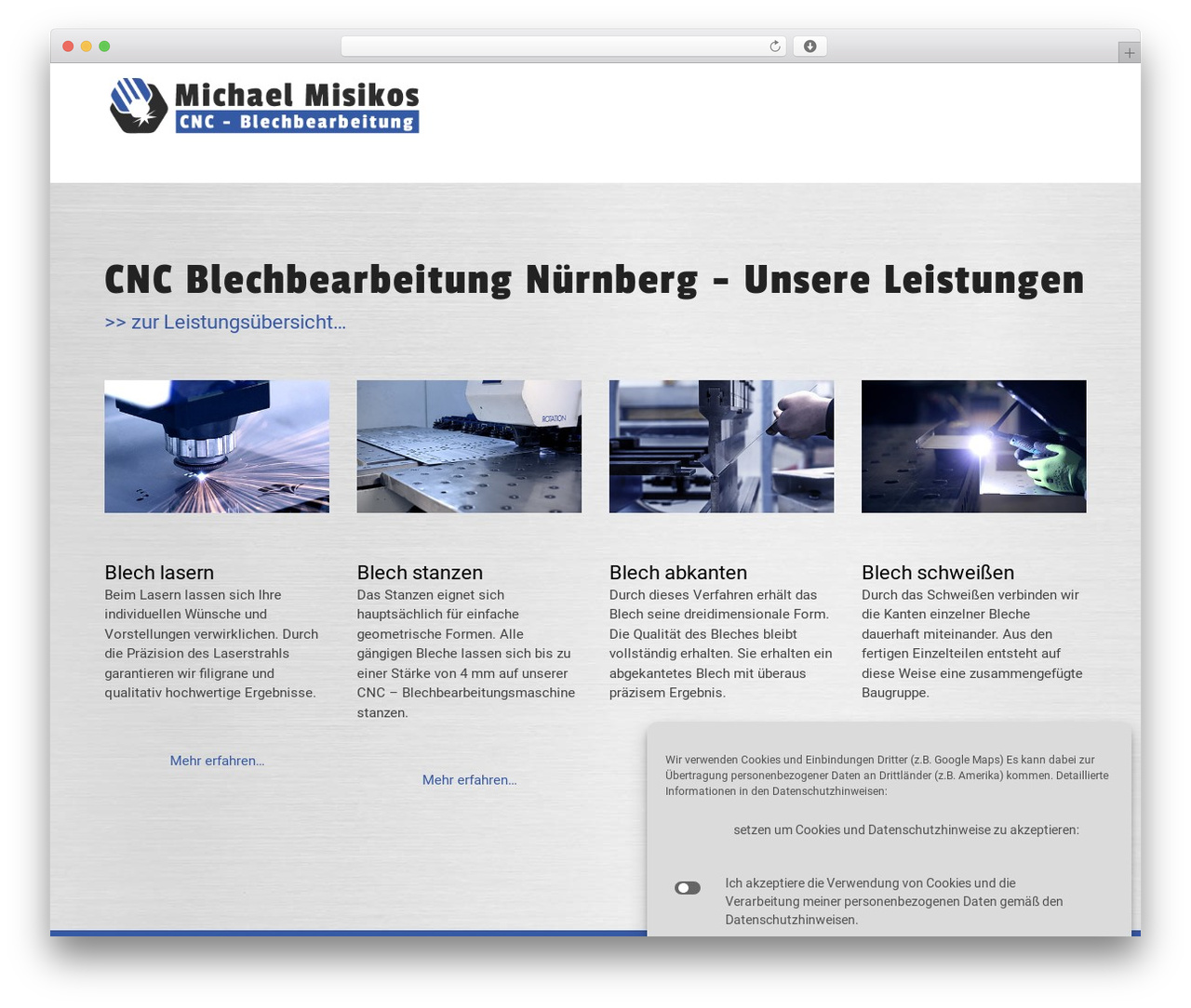 WordPress theme webORBIS Total Child - cnc-blechbearbeitung.eu