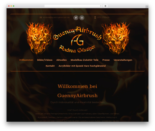 Xtra theme WordPress - guennyairbrush.de