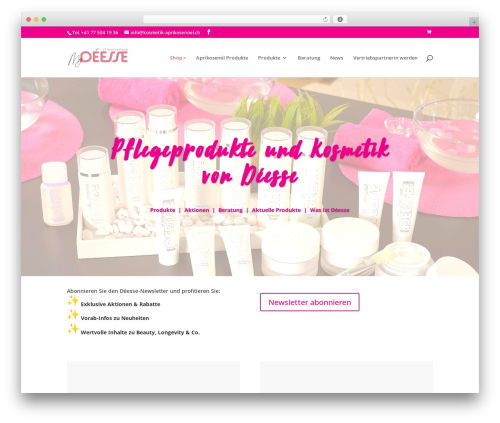 Divi_woo_layout_injector WordPress plugin - kosmetik-aprikosenoel.ch