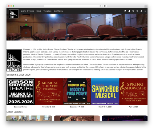 Eventon tickets WordPress plugin - gshstheatre.com