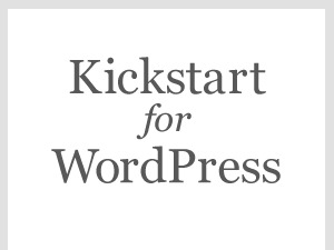 Kickstart for WordPress WordPress theme by Gerrit van Aaken