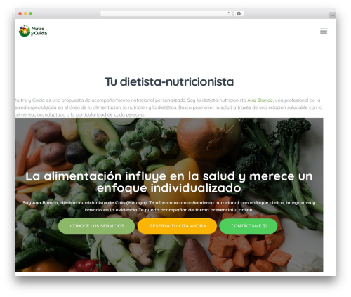 Mandala WordPress theme - nutreycuida.com