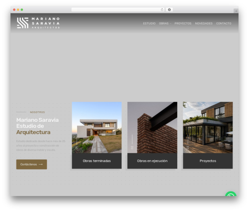 WordPress theme Interico - arqmarianosaravia.com