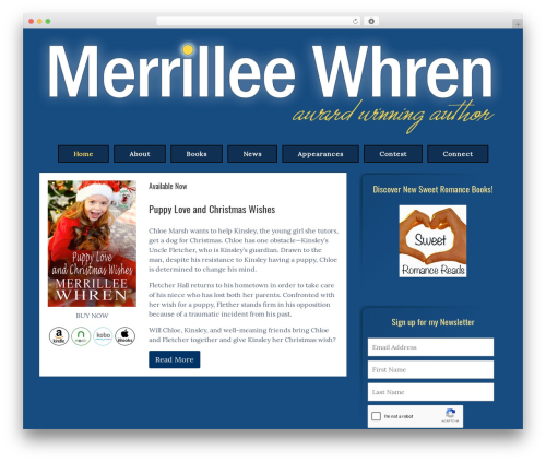 Writerspace WordPress theme - merrilleewhren.com