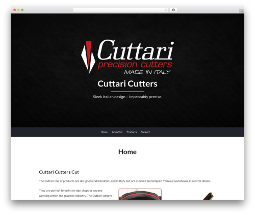 BusinessBuilder WP theme - cuttaricutters.com