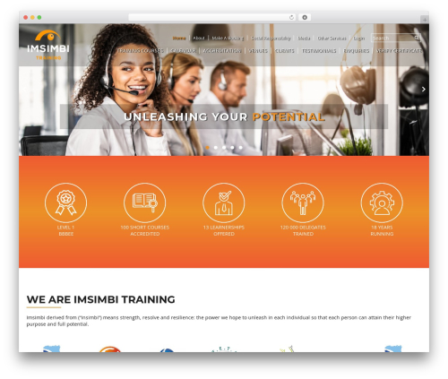 client Theme top WordPress theme - www.imsimbi.co.za