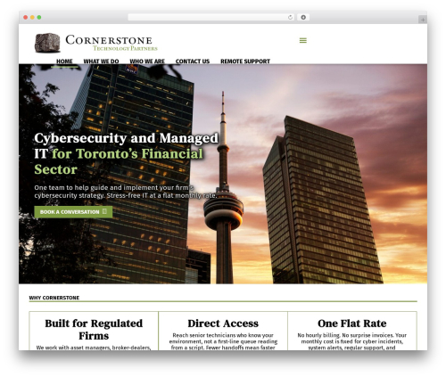 Cornerstone Technology Partners Theme WordPress theme - cornerstonetech.ca