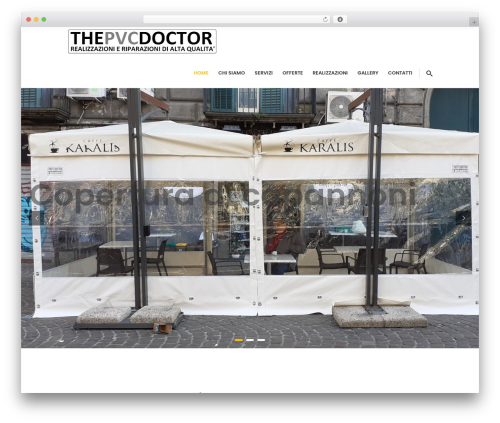 NODE WordPress theme design - thepvcdoctor.it
