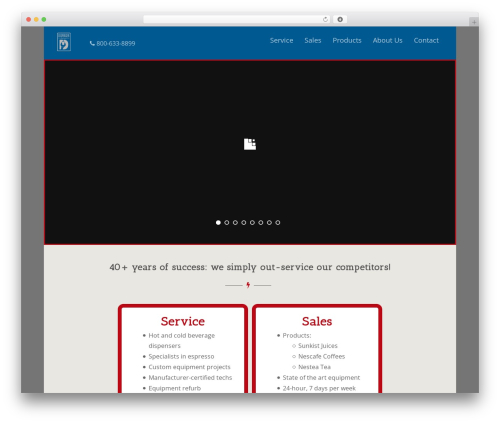 Optimizer PRO WordPress theme - dispenserservices.com