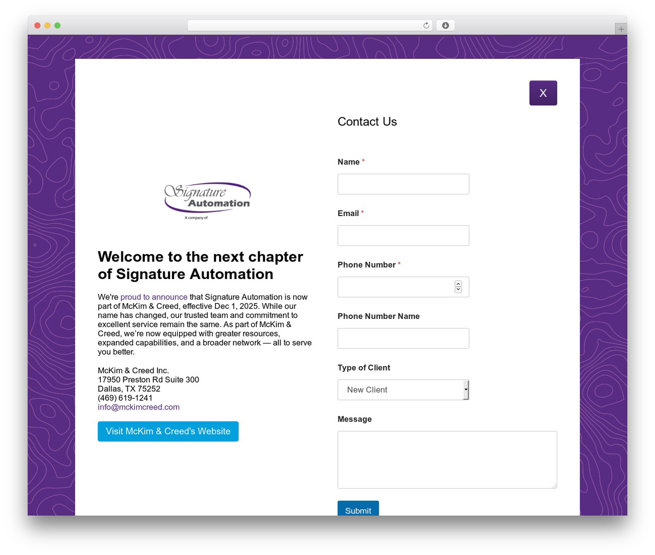 TM Structure premium WordPress theme - signature-automation.com