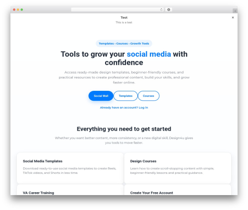 UM Theme WordPress theme - design4u.co.za