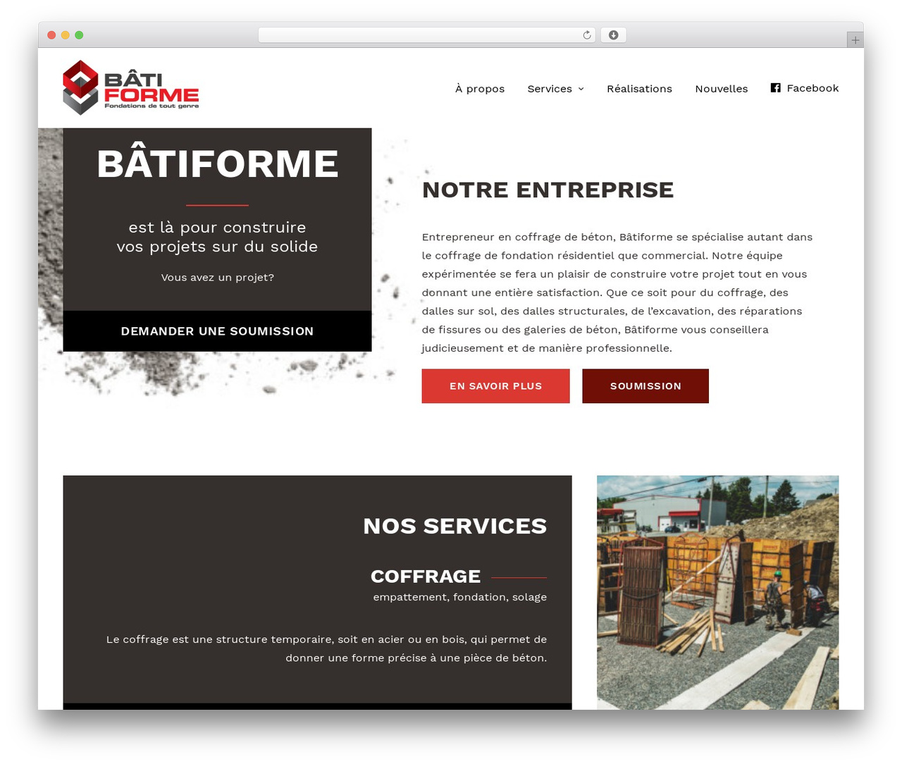 Uncode WordPress theme - batiforme.com