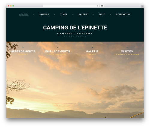 WordPress theme cherry - lepinette62.com