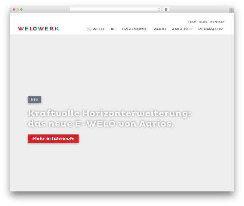 WordPress theme Hello Elementor - welowerk.ch