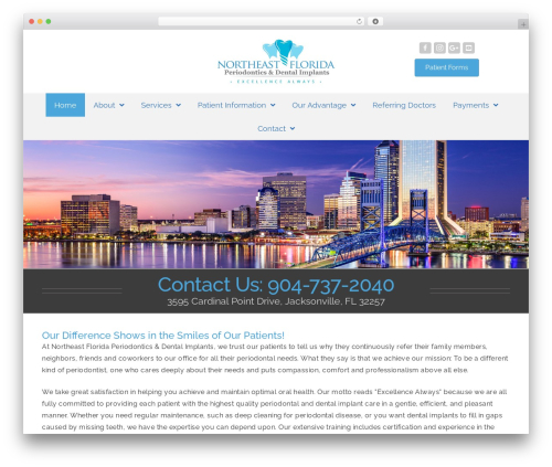WordPress theme Beaver Builder Theme - dentalimplantsofjacksonville.com