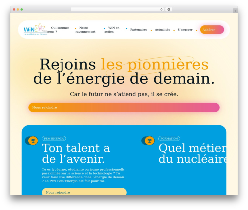 WP theme Starter Template - win-france.org