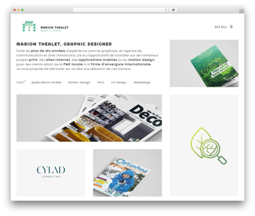 Air Theme WordPress theme design - marion-thealet.com