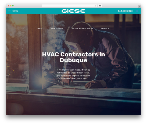 Beaver Builder Theme theme WordPress - giesesheetmetal.com
