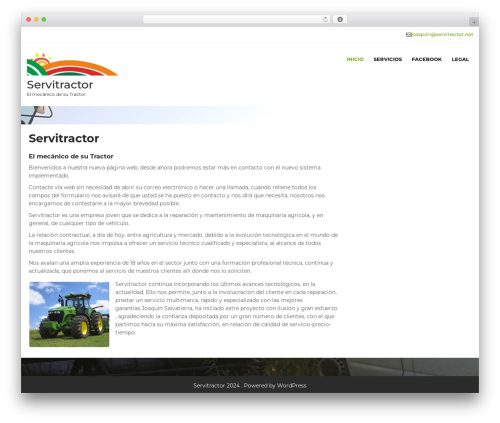 Best WordPress template Greenhouse - servitractor.net