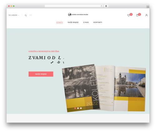 Bootin WordPress theme - mohorjeva.it