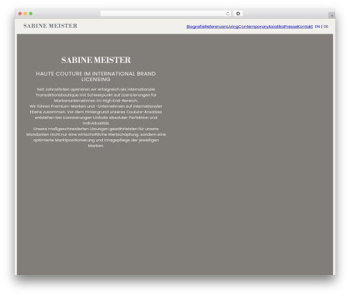 Nextbricks WordPress plugin - sabinemeister.com