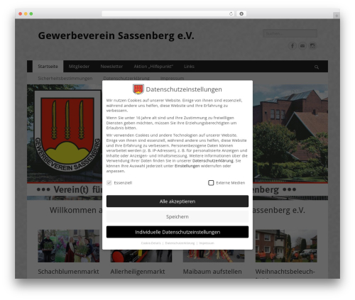 Newsletter2Go free WordPress plugin - gewerbeverein-sassenberg.de