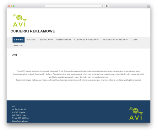 Customify WordPress theme - avi-gd.com