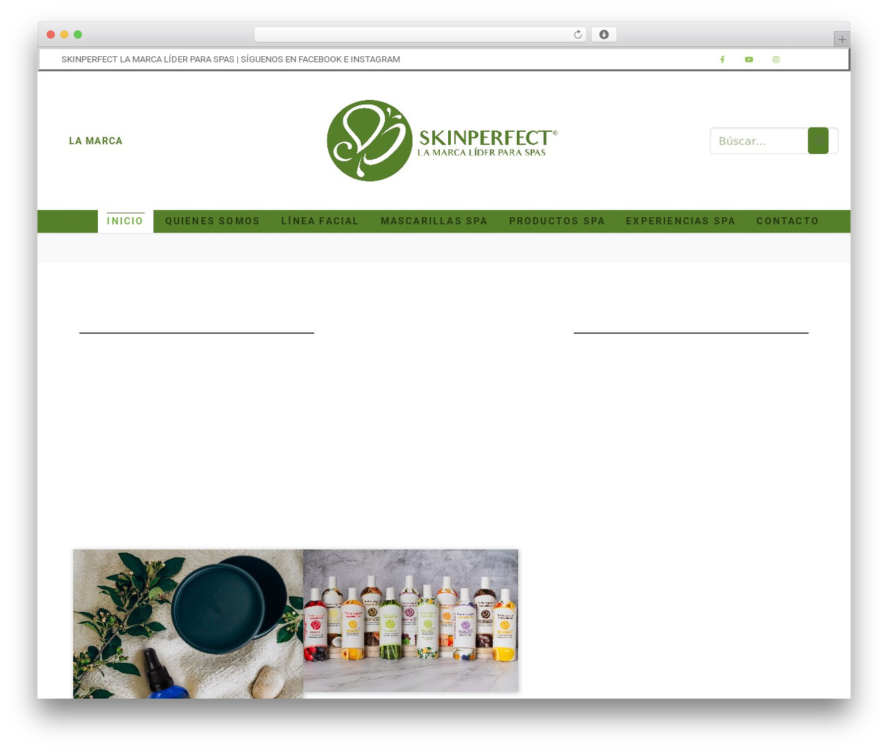Customify WordPress theme - skinperfect.com.co