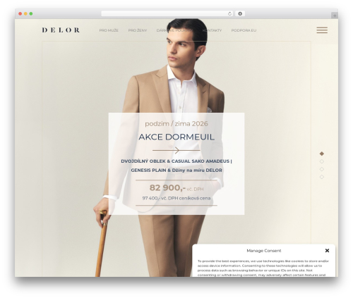Delor WordPress theme - delor.cz