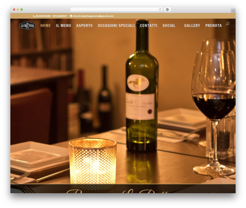 Divi WordPress theme design - labottega-roma.com