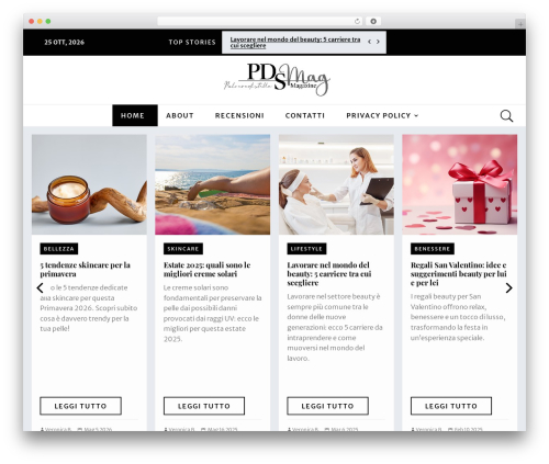 Divi WordPress theme - polveredistellemakeup.com