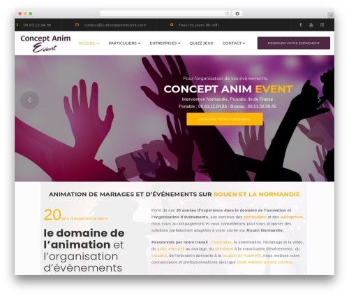 G5Plus Ruby Build premium WordPress theme - conceptanimevent.com