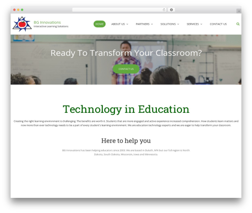 GreenTech WordPress theme - bgi-usa.net