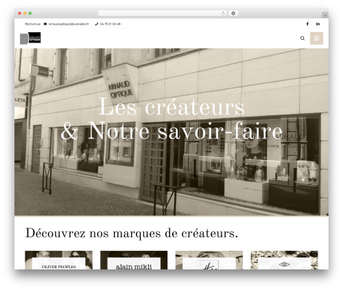 Grosso WordPress theme - arnaud-optique.com