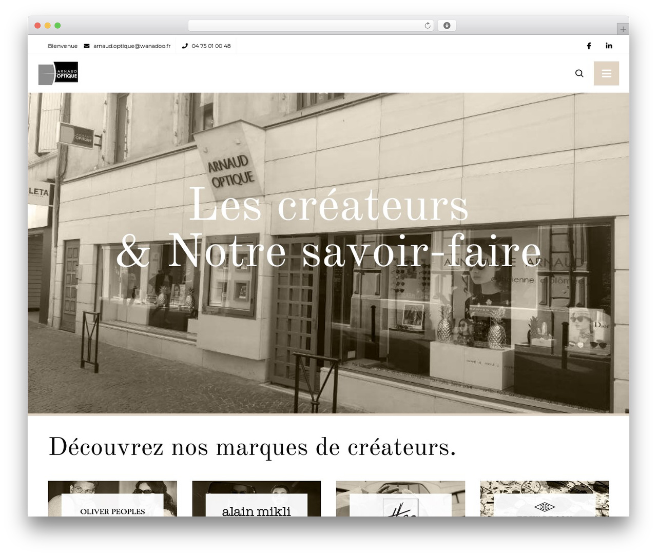 Grosso WordPress theme - arnaud-optique.com Grosso WordPress theme - arnaud-optique.com