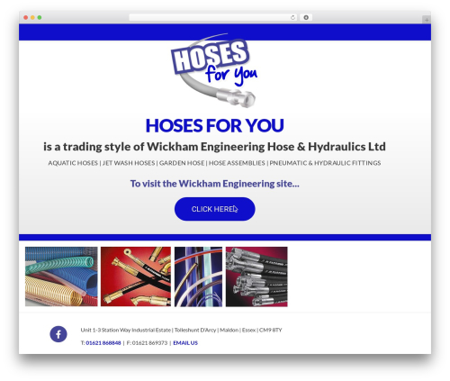 Hello Elementor WordPress theme - hosesforyou.co.uk