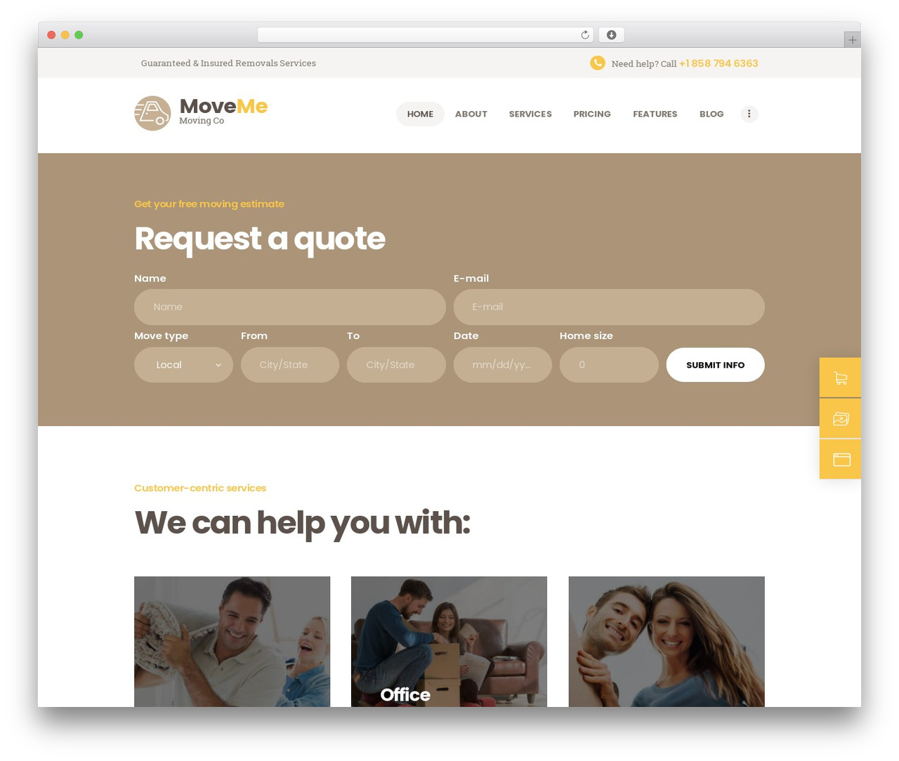 MoveMe WordPress theme - moveme.ancorathemes.com