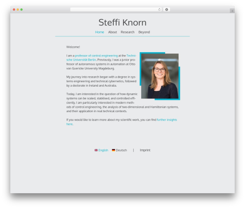 Theme WordPress Decode - steffi-knorn.de