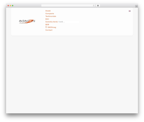 Supreme mega menu WordPress plugin - adaconi.ro