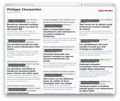 Theme WordPress Esteem - philippecharpentier.net
